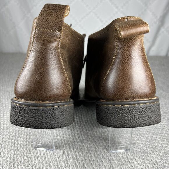 Born Bismark Chukka Boot Lace Up Pull Tab Dark Brown Leather Men's Size 13 - Picture 5 of 10